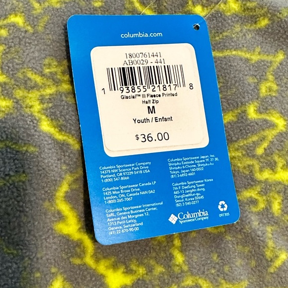 Columbia boys fleece jacket, sweater boys - Picture 5 of 5